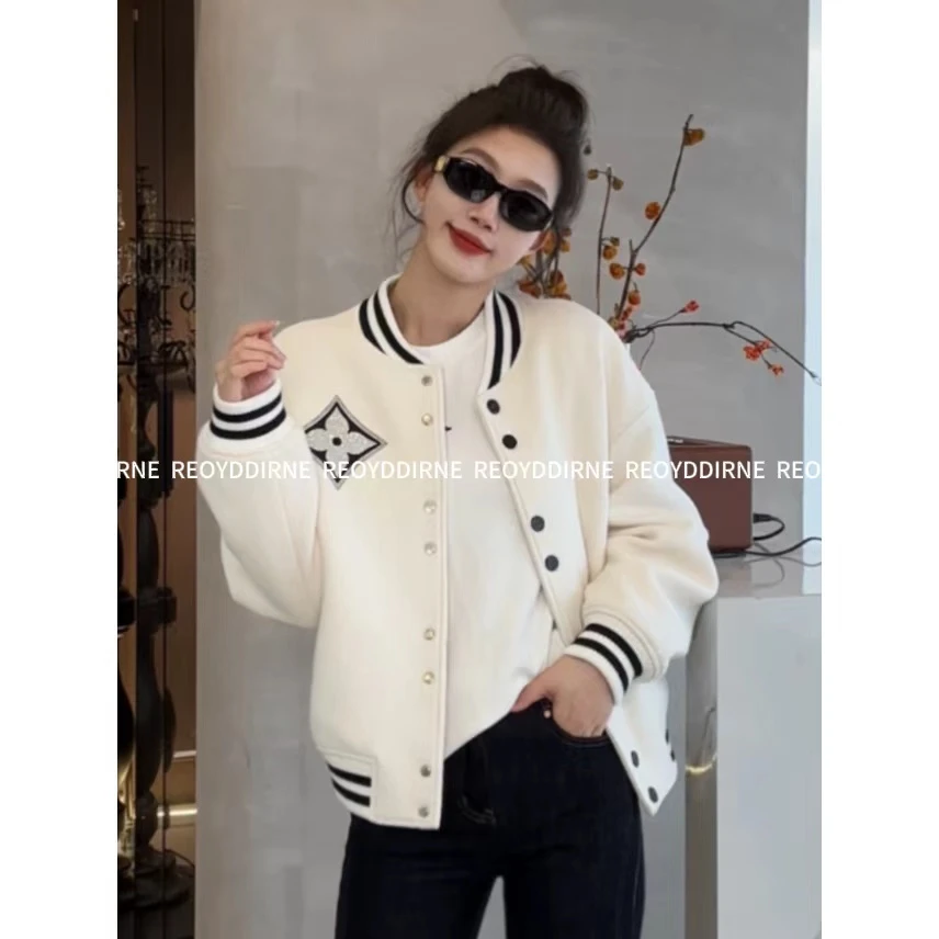 【一一优选】【Reoyddirne】棒球领加厚棉服外套116392