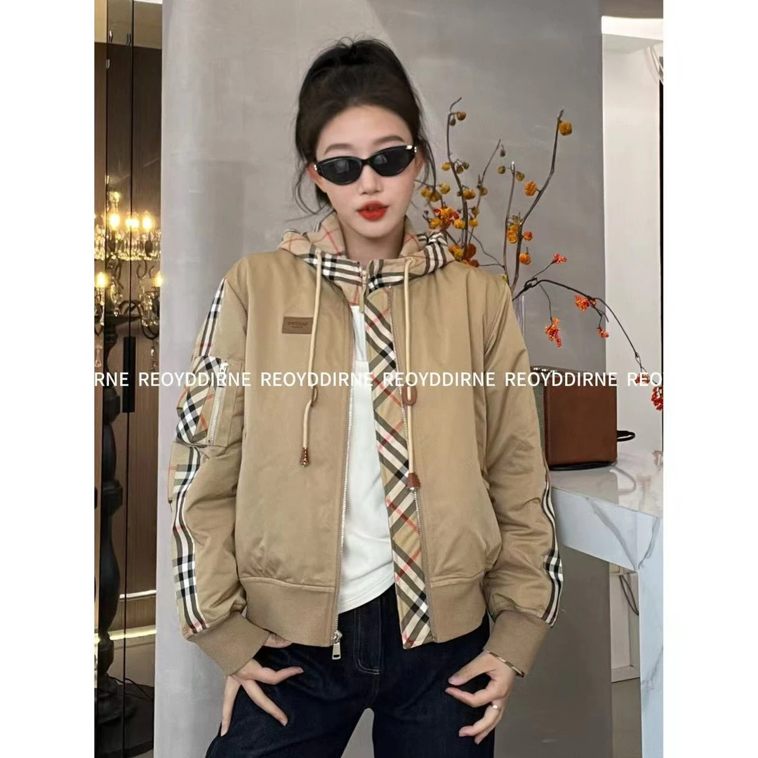 兔兔TUTU-【Reoyddirne】拼接气质小众宽松24秋冬新棉服夹克116396