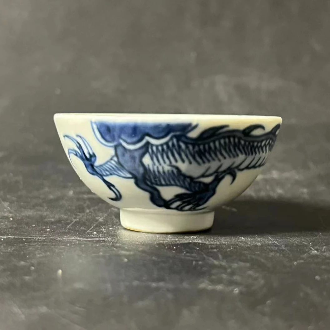 清代过墙龙纹杯丨BY97X0905