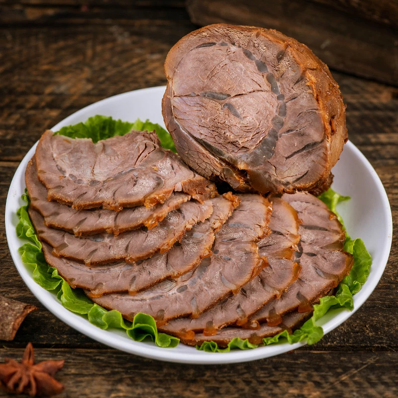 【直播间买三送一】蒋凤记五香酱牛腱酱卤熟食卤味真空即食牛肉零食