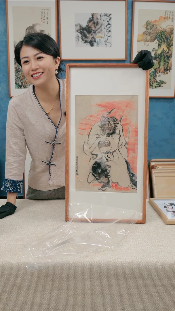 【闪购商品】绘画33*66赵梦强老师人物