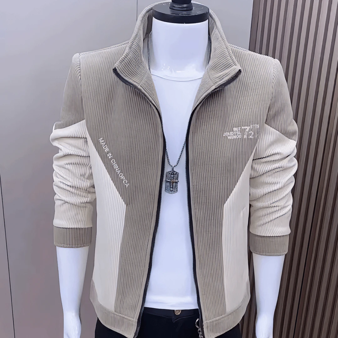 秋季新款简约高级感轻奢外套男韩版青年痞帅气质修身百搭潮男外套