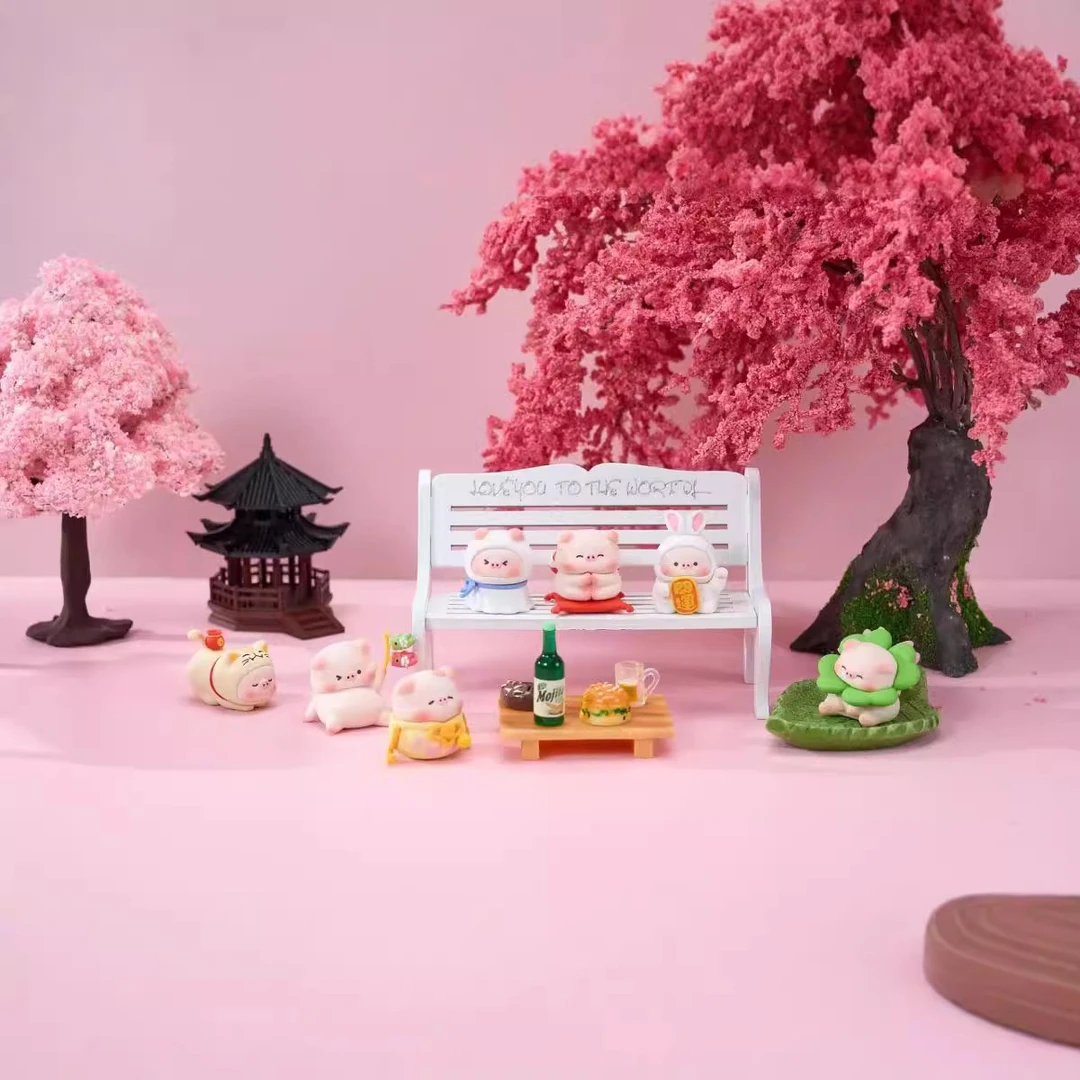 宝运猪猪二代新品盲盒盲袋萌粒可爱潮玩礼物摆件现货