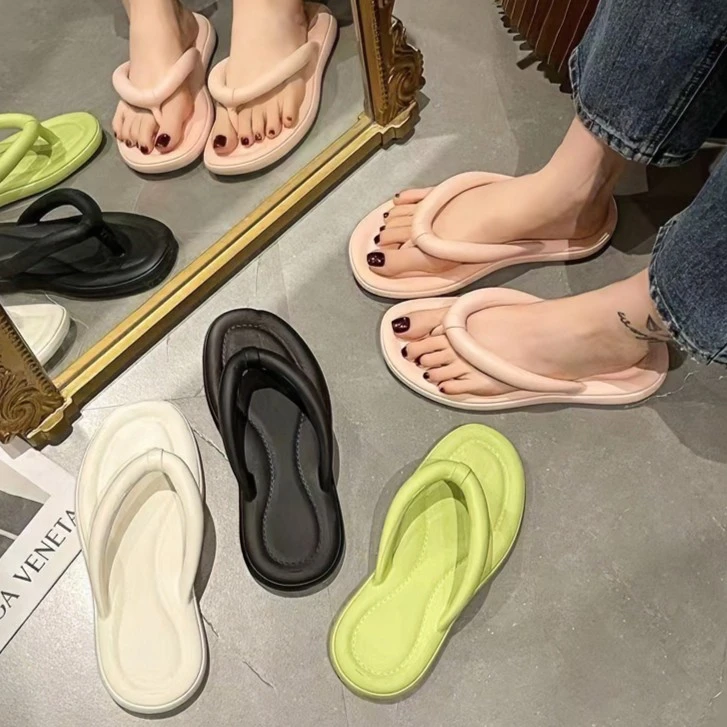EVA新款糖色ins人字拖女夏季百搭家用浴室防滑软底防臭夹脚凉拖鞋