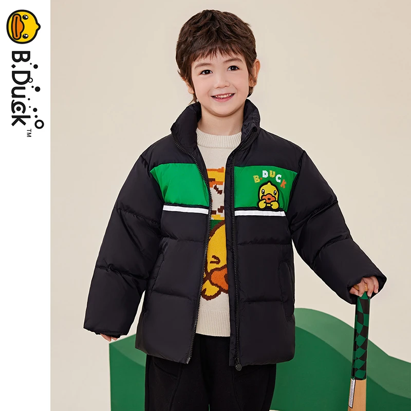 B.Duck小黄鸭童装儿童羽绒服冬季男童新款时尚保暖外套 BF5416070