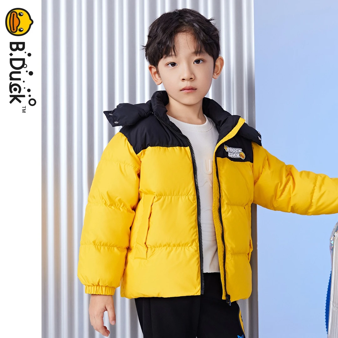 B.Duck小黄鸭童装儿童羽绒服冬季男童新款时尚保暖外套 BF5316022