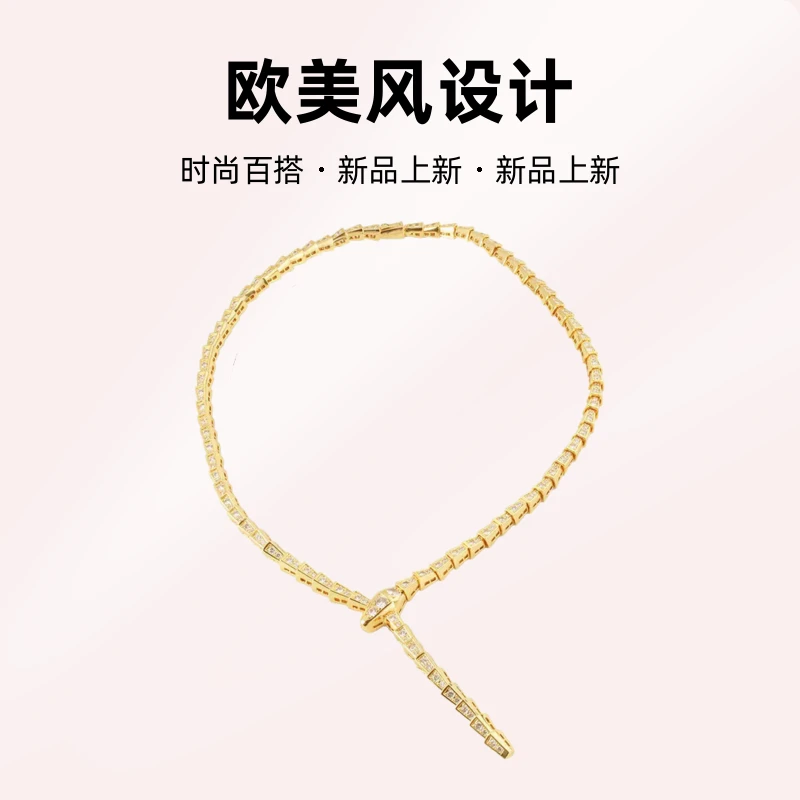 铁合金项链 时尚女神项链欧美风项链
