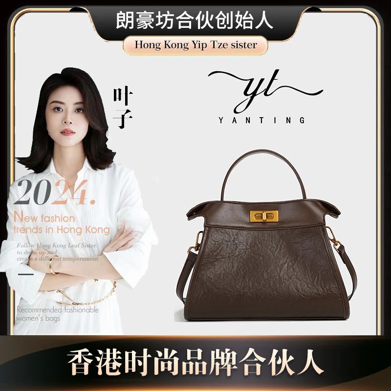 小众设计包包2024新款高级质感通勤手提包大容量斜挎小猫包YT8094