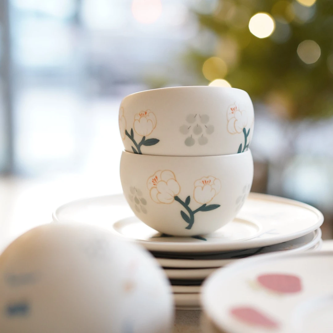 谷音手作咖啡杯碟拿铁杯拉花蛋杯套杯餐盘平盘手工制作家用