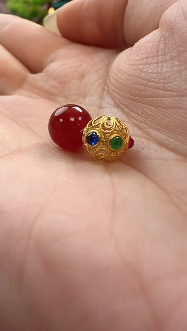 【闪购商品】玛瑙手饰18K金镶嵌18K金