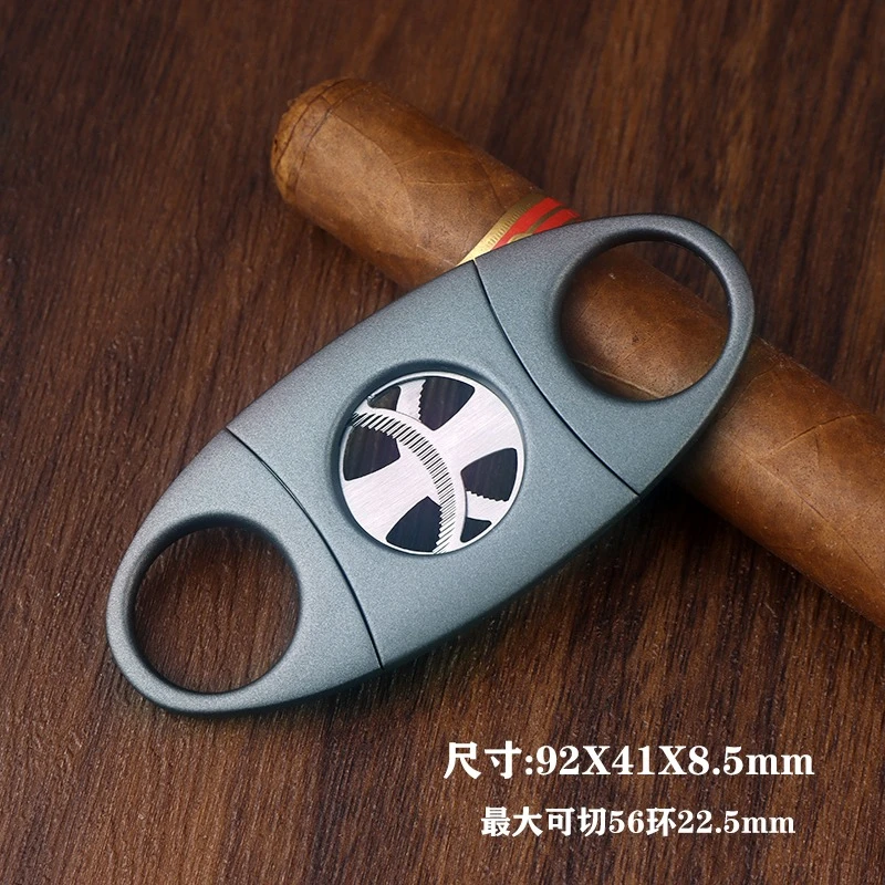 雪茄刀雪茄剪锋利耐用旅游便携一体冲压成型经典金属雪茄工具