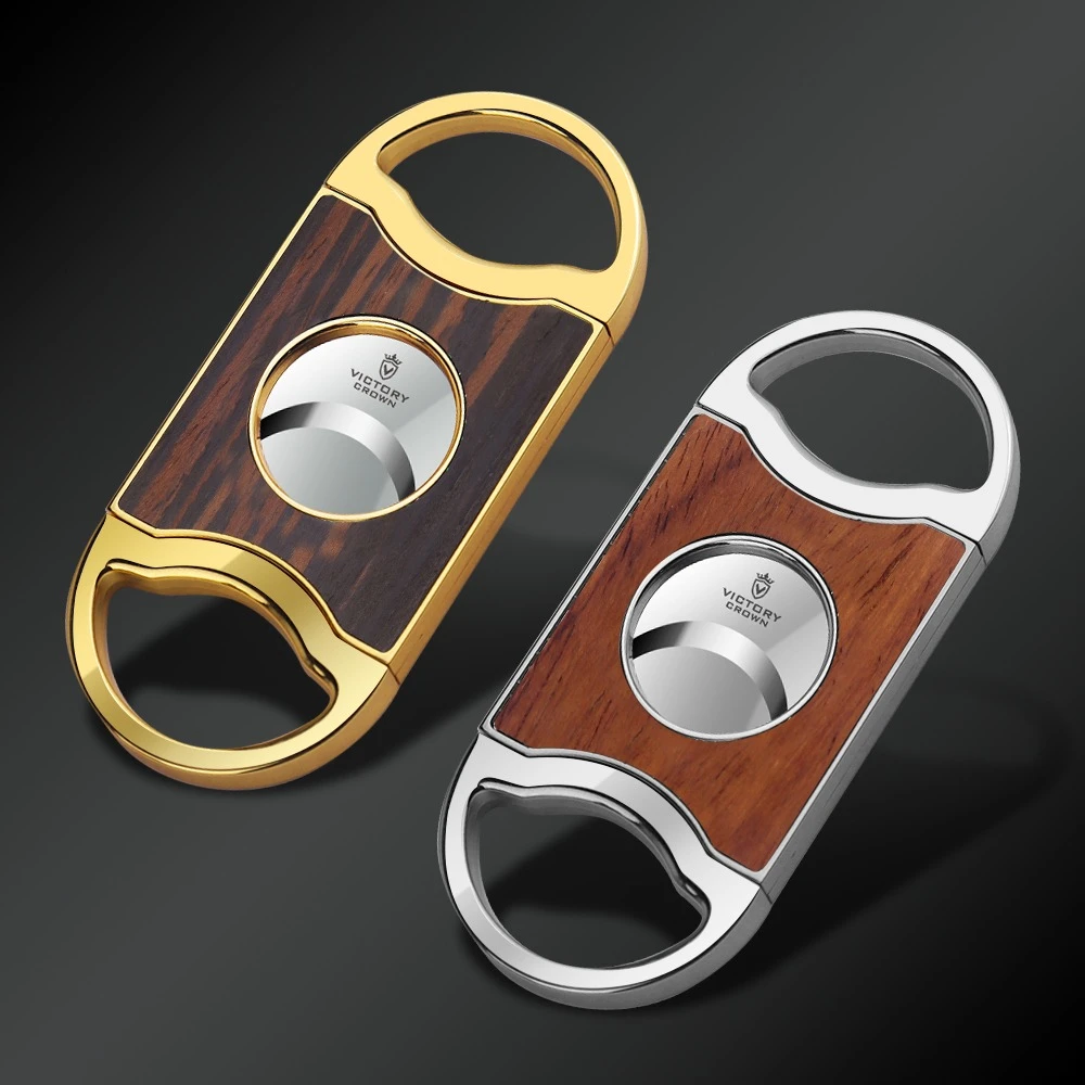 高级双刃平切雪茄剪刀德国进口刀片便携锋利顺滑礼盒包装配保护套