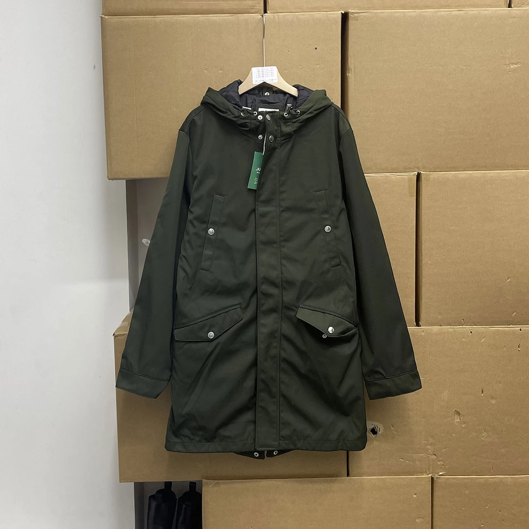 冬季加厚男士中长款派克服棉衣 三合一防水棉服风衣外套