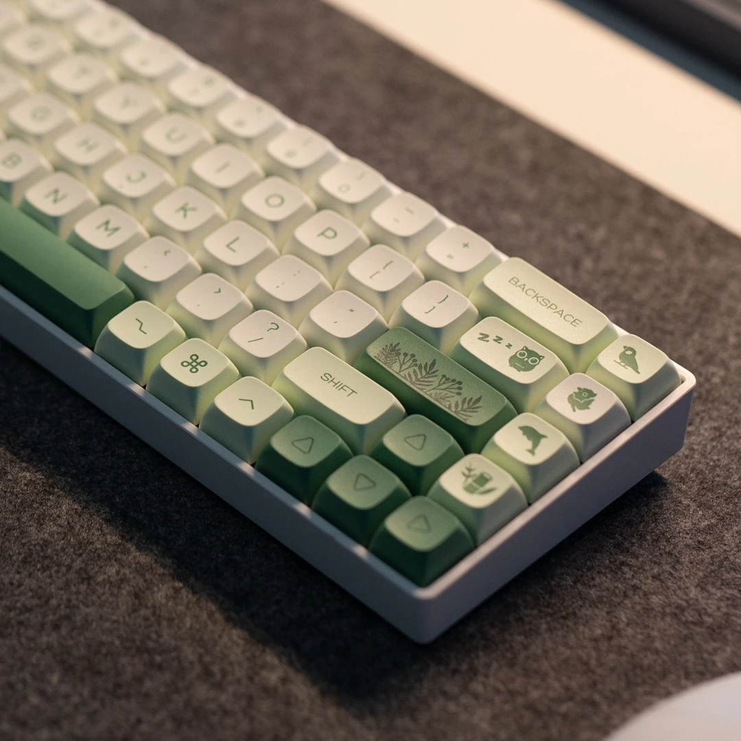 动植物园xda键帽pbt材质 热升华机械键盘键帽DIY合集游戏绿色办公