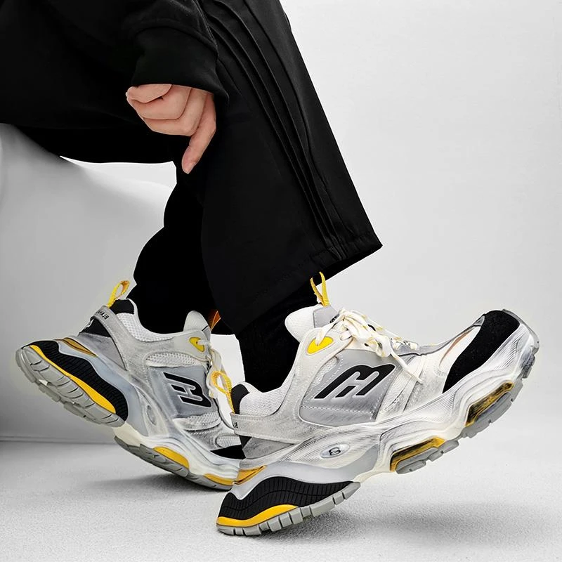 刘昊然走秀同款老爹鞋男女ins潮厚底增高炸街运动休闲做旧情侣鞋