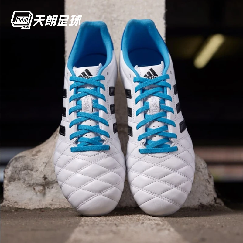 天朗足球Adidas阿迪达斯复刻11PRO FG牛皮天然草长钉足球鞋IG0776