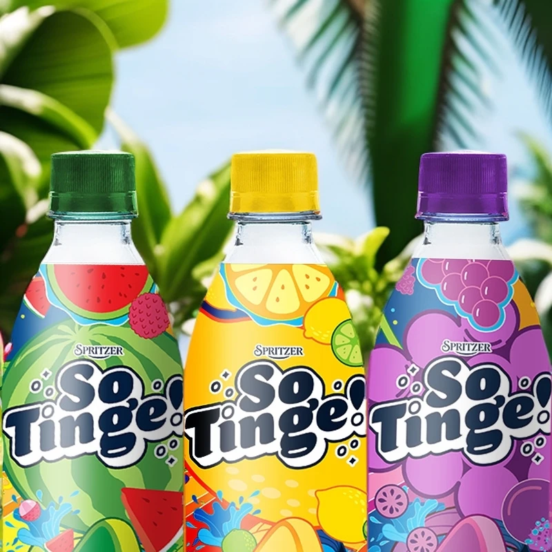 SPRITZER/事必胜 天然气泡水马来西亚低糖进口水果味饮料325ml*24