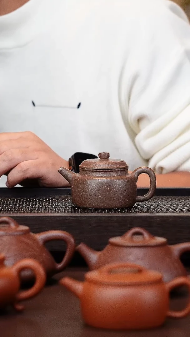 【闪购商品】紫砂茶壶鲨鱼皮德中150cc