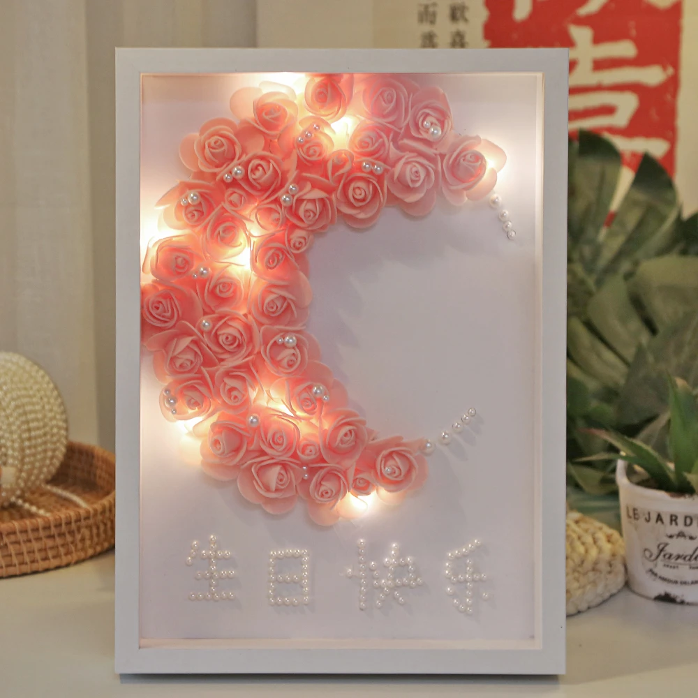 diy手工礼物玫瑰花生日礼物送女生全套送闺蜜花束新婚礼物有意义