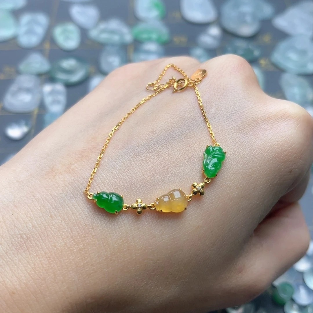 【闪购商品】定制翡翠18K金镶嵌幽*工费/9337