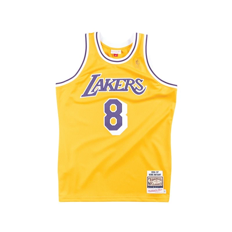 Mitchell&Ness MN96-97年湖人科比8号球衣曼巴AU复古网眼篮球服男