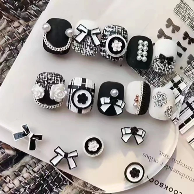 美甲合金饰品树脂装饰吊坠