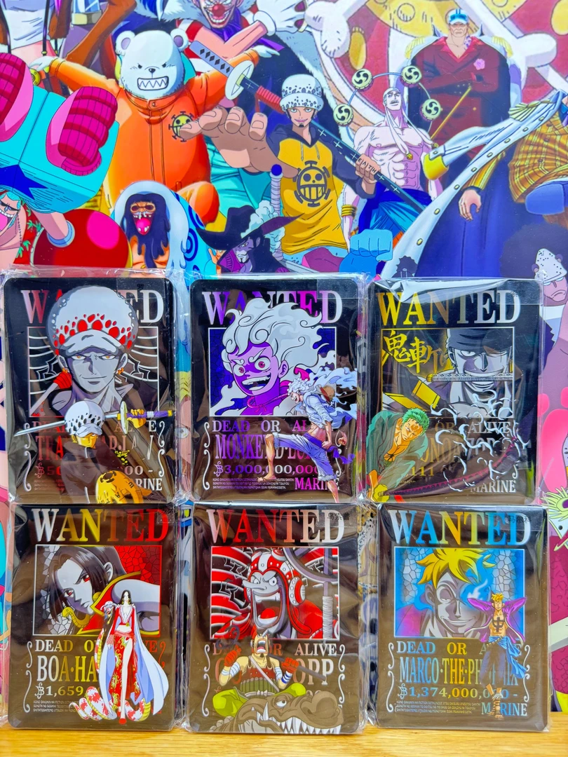 海贼王 悬赏令 通缉令 航海王 软磁冰箱贴双面 亚克力砖盲盒 代拆