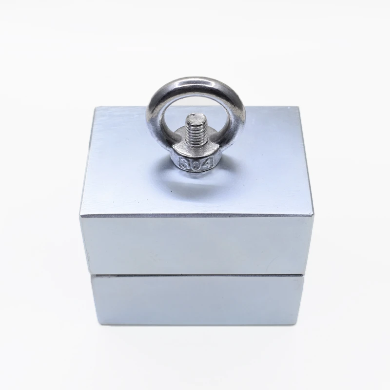 户外强力磁铁打捞神器长方形大号高性能超强磁铁吸铁石#强磁打捞