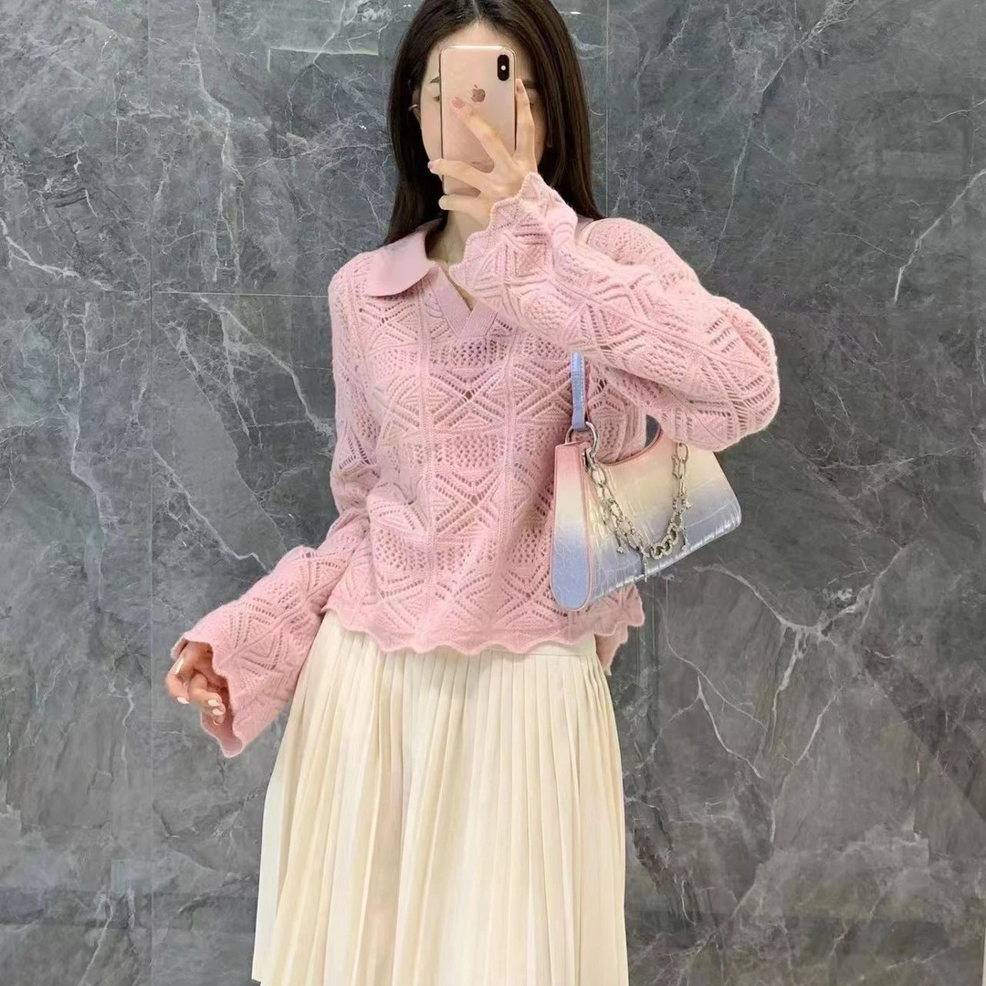 ONN时尚百搭显瘦气质长袖针织羊毛衫女装