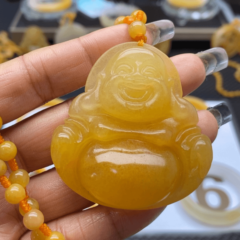 【闪购商品】石英质玉（黄龙玉）首饰未镶嵌