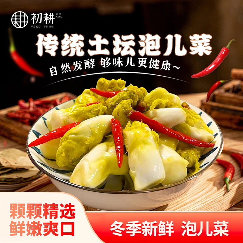 味泡儿菜精选泡菜即食鲜嫩娃娃菜酸辣爽口古法泡制传统发酵