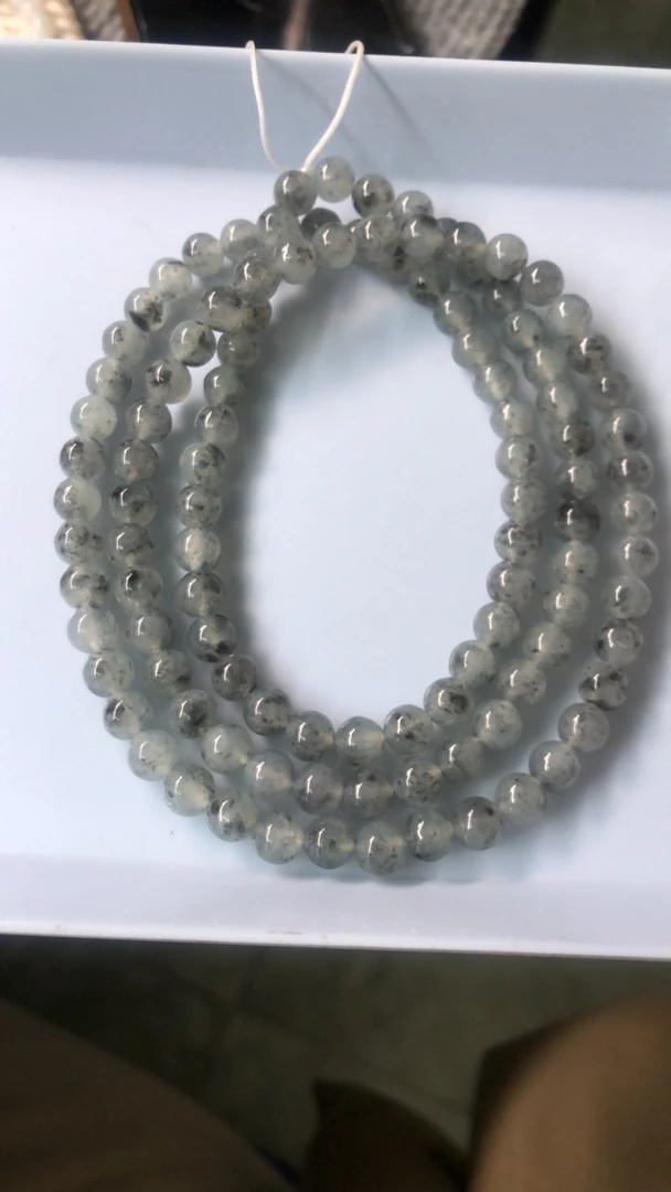 天然缅甸翡翠A货卡6.3冰透乌项链