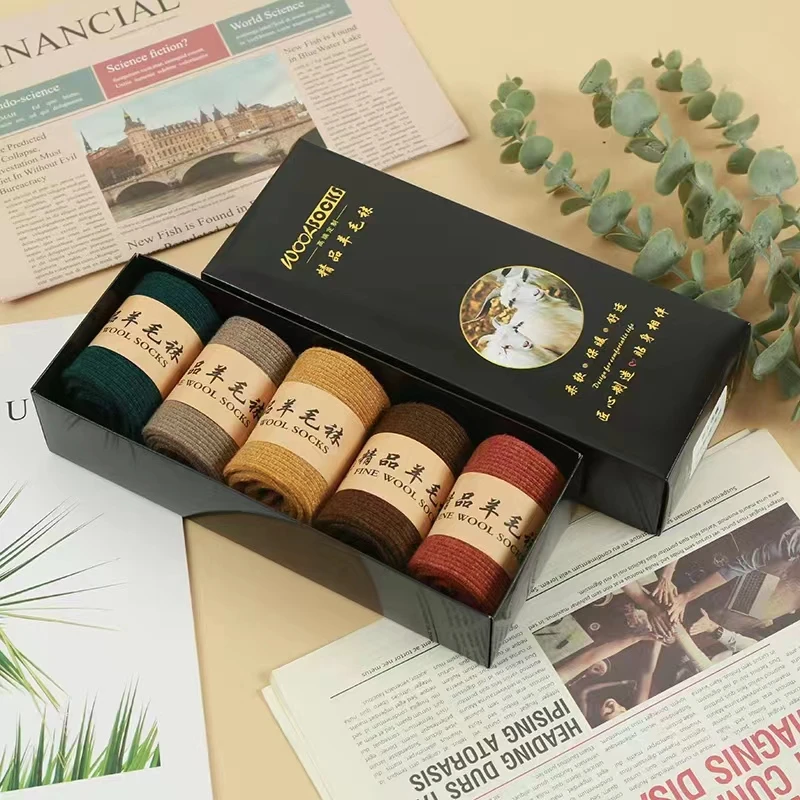 女士男士袜子加厚保暖棉羊毛香薰除臭袜