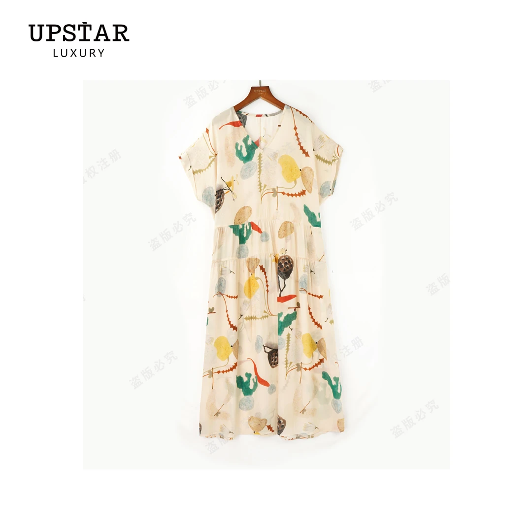 【Linda姐高端线】新款法式气质显瘦莲藕宽松连衣裙AS4LYH1018