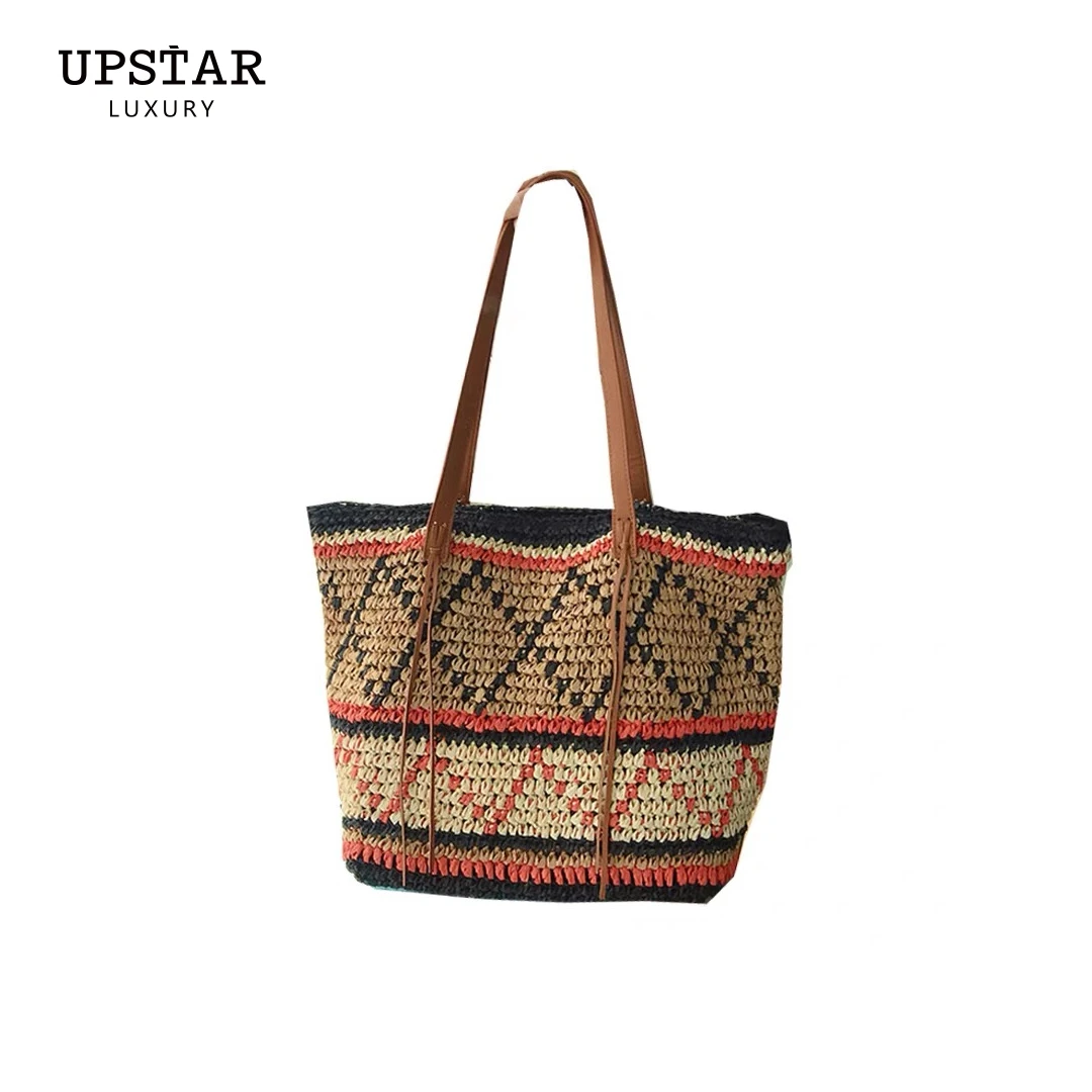 【Linda姐高端线】时尚民族风手工编织包大容量手提包AA4BDJ031