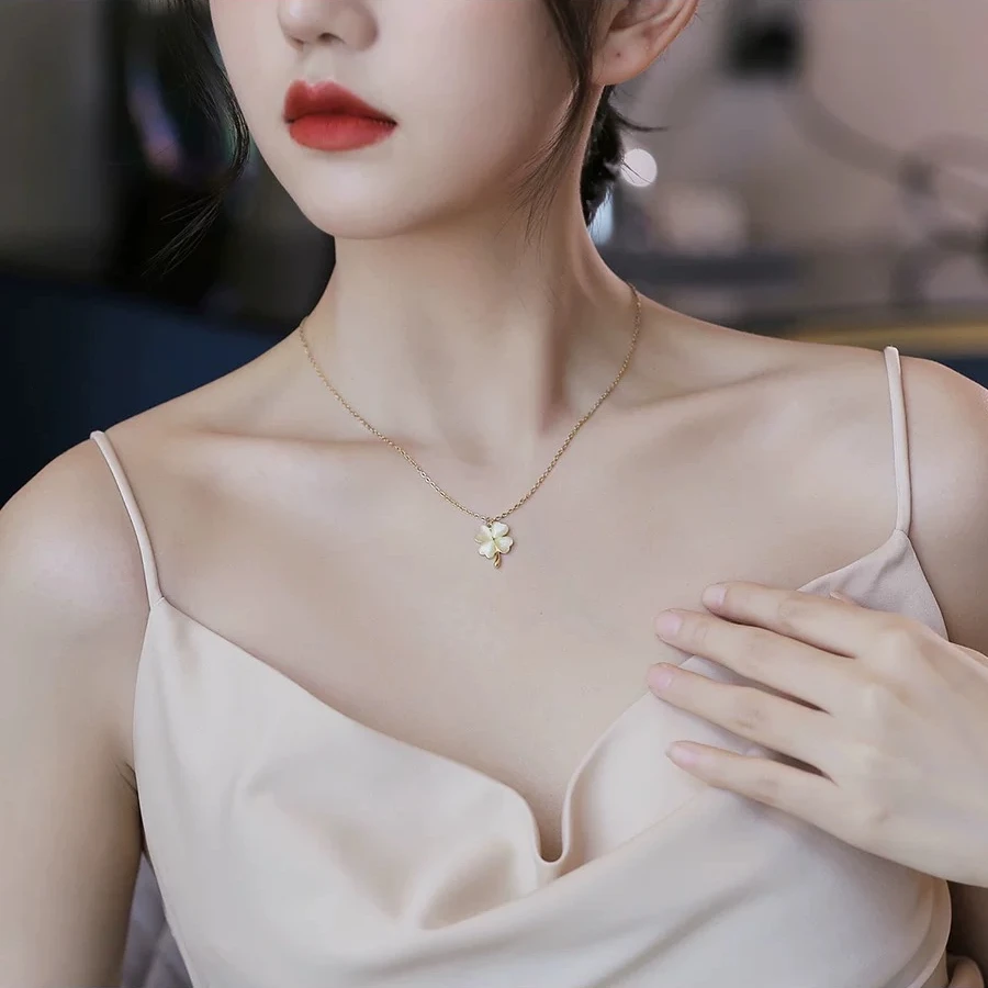 钛钢项链 直播间49号·设计感时尚气质百搭简约坠链轻奢项链XL9181