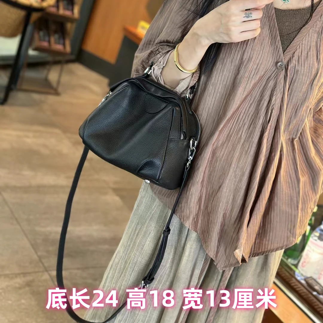 【岚英皮具】真皮TOGO头层牛皮软皮时尚休闲经典百搭苹果女包Y-108#
