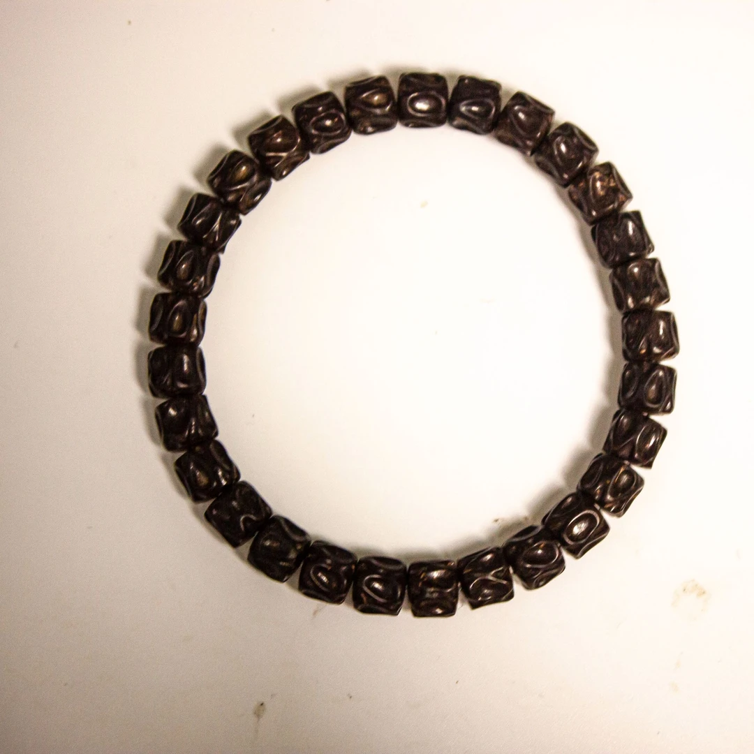 原生态椰蒂8*7mm 鬼脸柏香 单圈