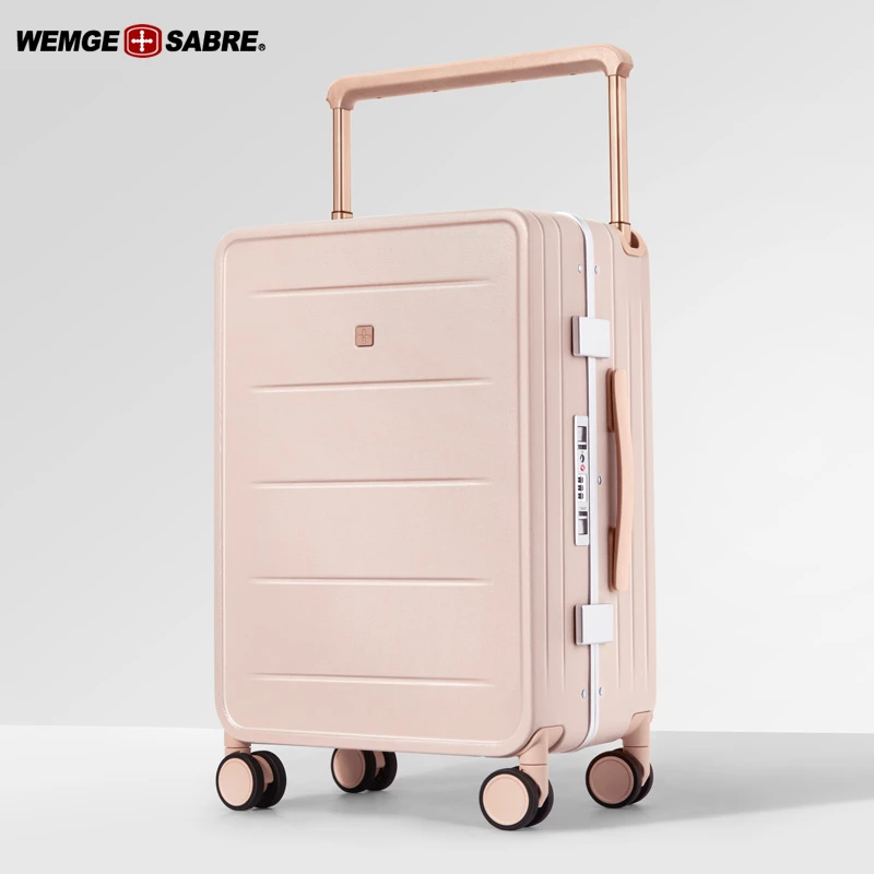 瑞士军刀拉杆箱网红宽拉杆行李高档箱万向轮20登机箱旅行箱24寸