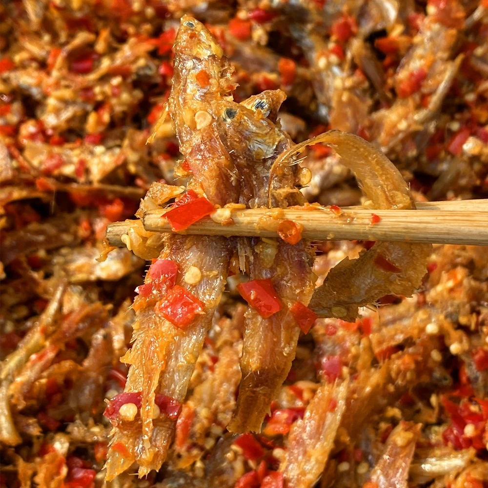 香辣毛鱼酱208g/份玻璃瓶装下饭菜安徽特产咸辣味