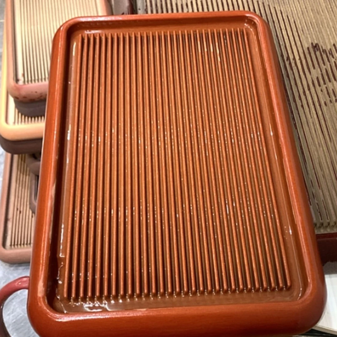 【闪购商品】紫砂茶盘小橙50-35-5变红2号