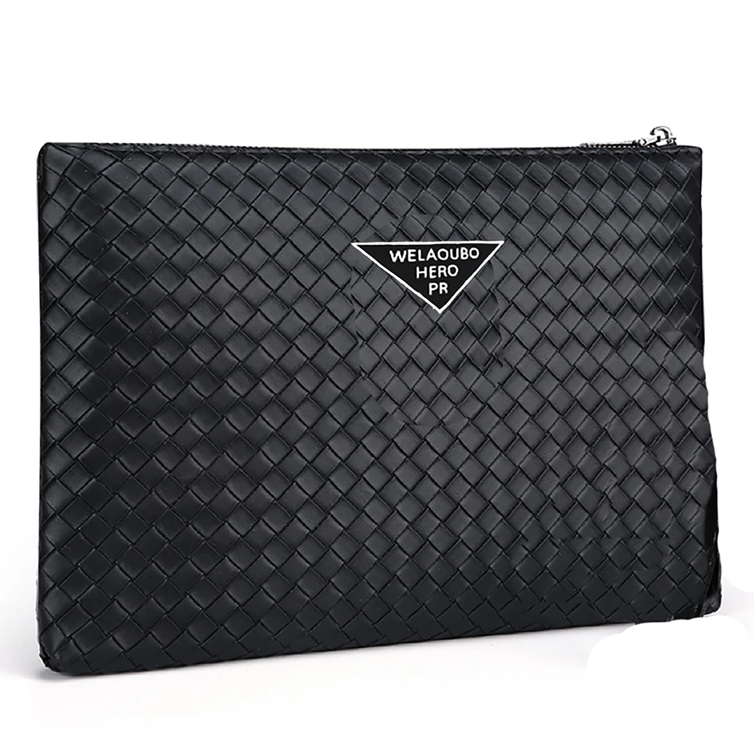 经典编织款手包时尚斜挎百搭小包包男士卡包1