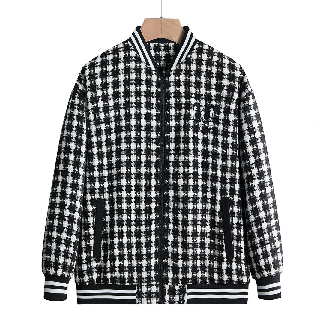 PANCOAT潮牌春秋棒球服外套编织潮流时尚外套情侣款PCCCO223303U