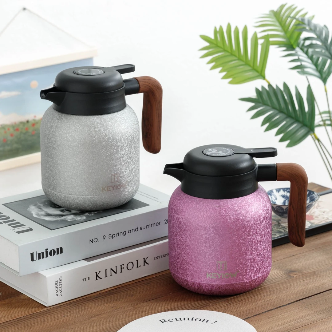 KEYIOW纯钛屏显保温壶保温水壶