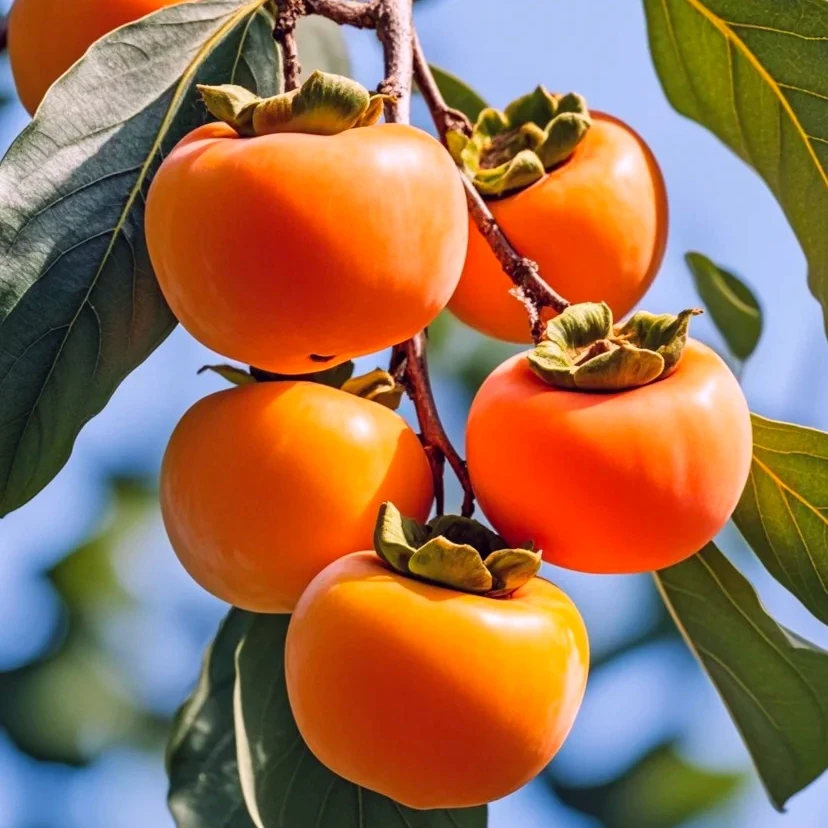 柿子苗树脆甜柿无核柿南北方种植特大庭院地栽水果苗柿子树果苗