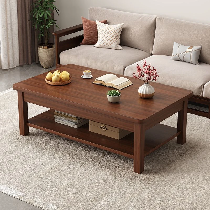【现货速发】实木腿茶几客厅家用小户型2024新款茶台办公室简约现代