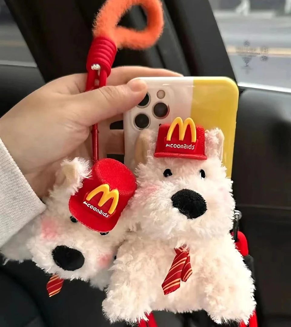 KUTI 手机背甲毛绒时尚网红背甲/包挂挂