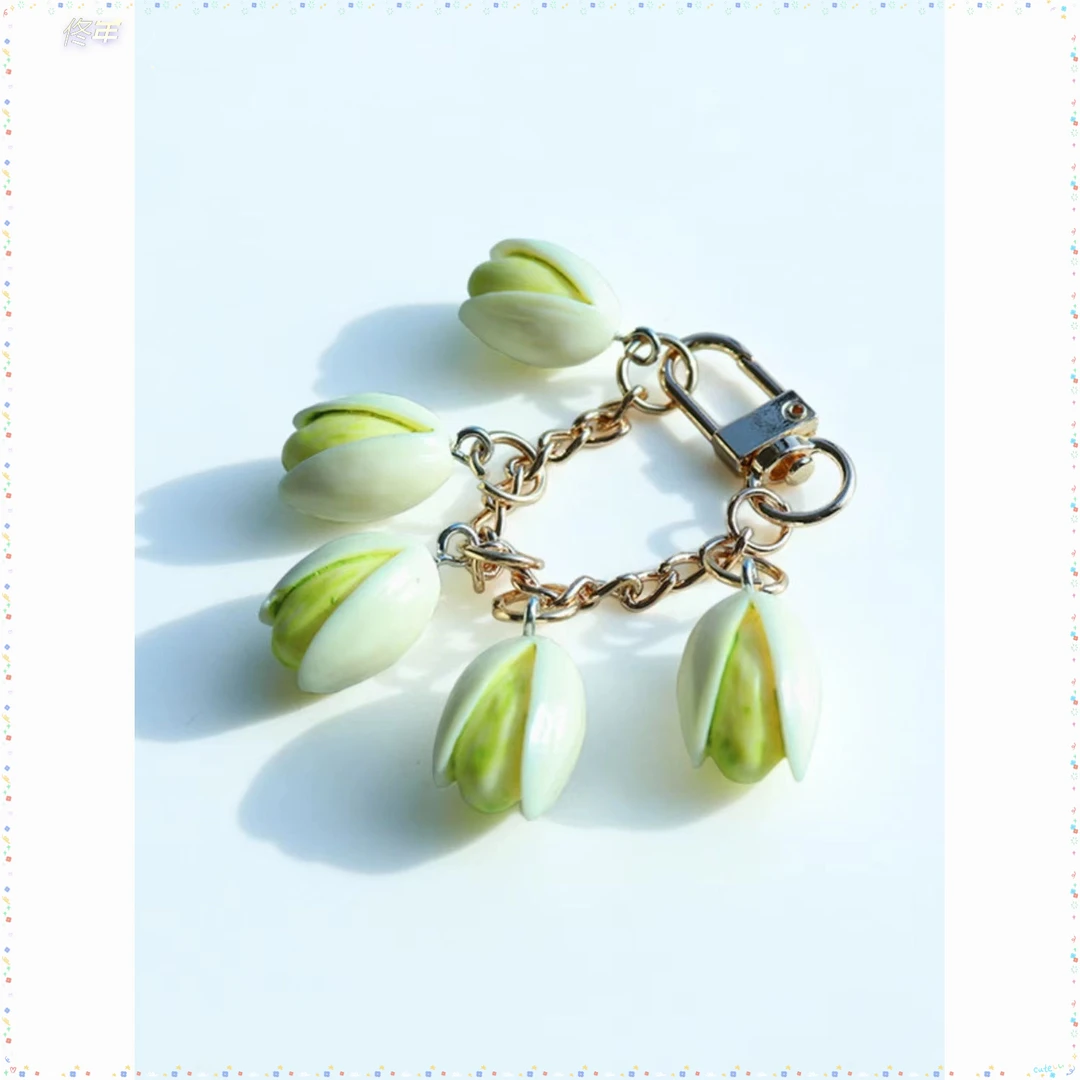 钥匙挂件创意食物系列开心果钥匙扣个性背包吊饰小饰品物书包挂件