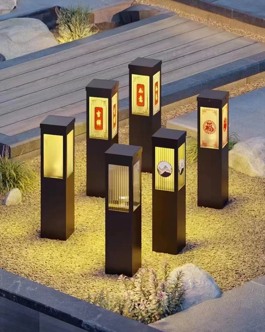 太阳能庭院草坪灯高亮LED园林景观别墅公园简约花园氛围灯装饰灯