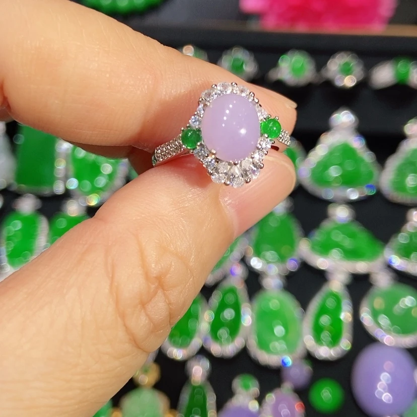 【闪购商品】翡翠戒指未镶嵌天然翡翠